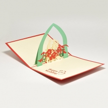 Купить 3D POP-UP открытка - C днем свадьбы 2 - OBIDOBI.RU